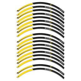 PROFILI ADESIVI CERCHIO IRIDEA DESIGN CARBON GIALLO