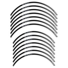 Wheel rim stickers IRIDEA DESIGN black grey