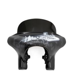 ISOTTA medium smoked dark windshield ABE approval for HARLEY DAVIDSON FLSB SPORT GLIDE without attachments