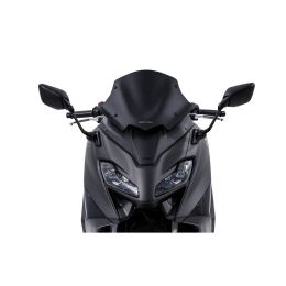 ISOTTA Pare-brise bas mat noir avec une épaisseur de 3 mm pour Yamaha T-Max sans attachement