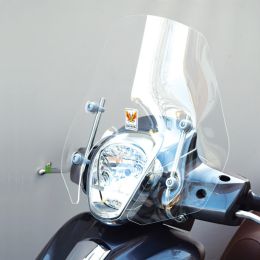 Kit cupolino ISOTTA trasparente 420x430mm omologato ABE con attacchi inclusi