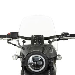 Kit cupolino alto ISOTTA trasparente spesso per KEEWAY V302c con attacchi