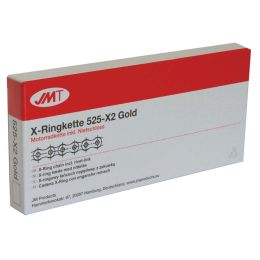 JMT X-RING 525 X2 ORO 124 CATENA E RIVETTO