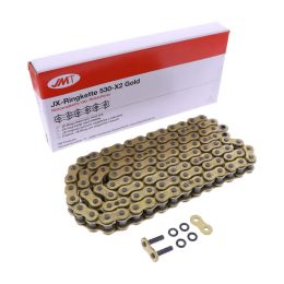 Catena JMT X-Ring X2 aperta 118 maglie 530 oro chiusura rivetto