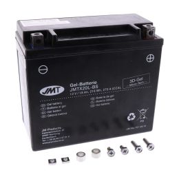 Batteria gel precaricata JMT YTX20L-BS 12V 18Ah