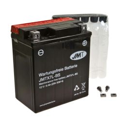BATTERIA YTX7L-BS JMT CON ACIDO A CORREDO