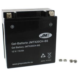 Batterie gel préchargée JMT YTX20CH-BS 12V 18Ah