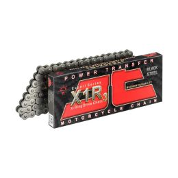 Chaîne de transmission ouverte JT grise 104 maillons 520 double fermeture