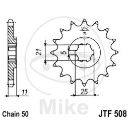 RITZEL 15Z TEILUNG 530-Kawasaki H1 500 Mach 3,KA-F NEU