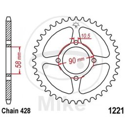 Motorrad hinter kettenrad JT JTR1221.45