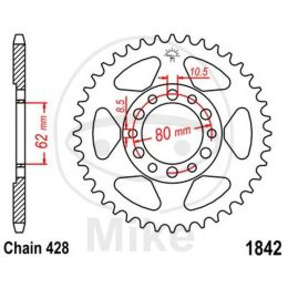 Motorrad hinter kettenrad JT JTR1842.52