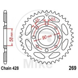 Motorrad hinter kettenrad JT JTR269.56