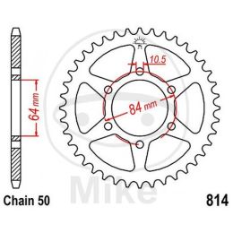 Couronne moto JT JTR814.45