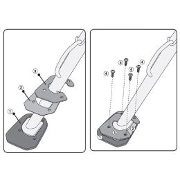 KAPPA ES5103K Side stand extension