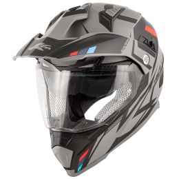 Casco Enduro Dual Road KAPPA KV30 Evo Grayer Grigio Opaco Nero
