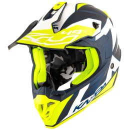 CASCO MOTOCROSS KAPPA KV49 EVO GREAT BLU / BIANCO
