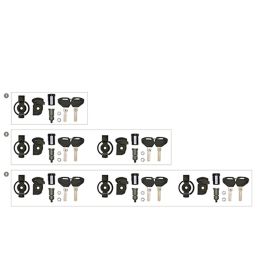 KIT UNIFICAZIONE CHIAVI SECURITY LOCK PER 5 VALIGE