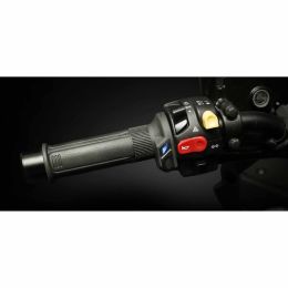 KOSO Heizgriffe 120 mm 12V 5 Stufen mit Lenkeröffnung und Kappe enthalten