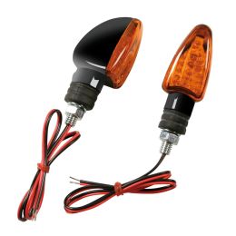 Frecce Lampa moto Arrow Halo 12V LED Nero