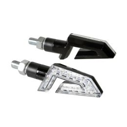 Frecce Lampa moto Kap 12V LED omologate lente bianca luce arancio