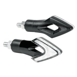 Frecce Lampa moto Lum 12V LED lente bianca luce arancio