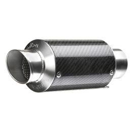 Universeller Auspuff LeoVince GP Corsa Carbon D 54