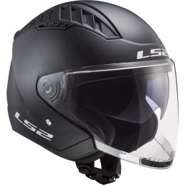 Casco Jet LS2 OF600 COPTER II Solid Nero Opaco