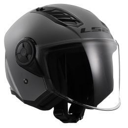 Casque Jet LS2 OF616 AIRFLOW II Solid Gris Nardo Brillant