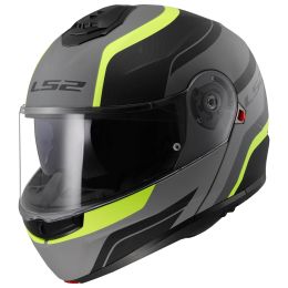 Casco Modulare LS2 FF908 STROBE II Monza Nero Opaco Giallo Hi-Viz
