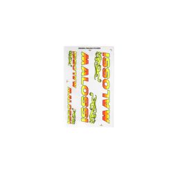 Malossi mini fluo stickers folder size 8x14 cm