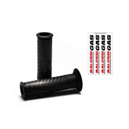 Coppia manopole universali Malossi MHR nero 22/24 aperte