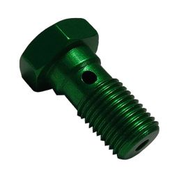 M10X1 Green Single Banjo Brake Tube Bolt