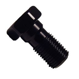 M10X1 Black Brake Tube Bolt Single Banjo