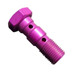 M10X1 Purple Double Banjo Brake Hose Bolt