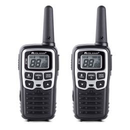 Coppia Walkie Talkie MIDLAND XT50 Nero con Caricabatterie da tavolo