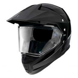 Enduro Helm MT Helmets Synchrony Duosport SV Solid A1 Schwarz Glänzend