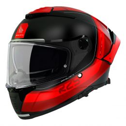 Integralhelm MT Helmets Thunder 4 SV R25 B35 Schwarz Rot Glänzend