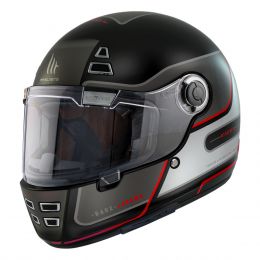 Integralhelm MT Helmets Jarama Baux E15 Schwarz Grau Matt