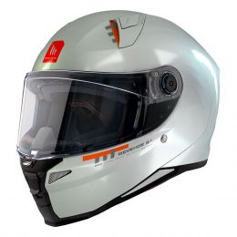 Integralhelm MT Helmets Revenge 2 S Solid A0 Weiß Glänzend