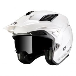 Jet Helm MT Helmets District SV S Solid A0 Weiß Glänzend