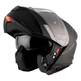 Modular Helmet MT Helmets Genesis SV Solid A1 Black Matt