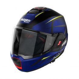Modular Helmet NOLAN N120-1 Nightlife N-COM 028 Matte Black Blue Cayman