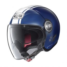 Hybrid Jet Helmet NOLAN N21 VISOR Dolce Vita 097 Blue Cayman White