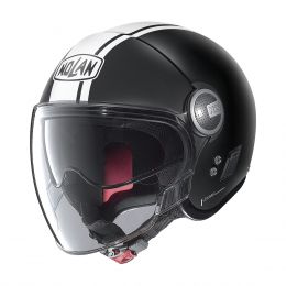 Hybrid Jet Helmet NOLAN N21 VISOR Dolce Vita 099 Matte Black White