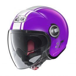 Hybrid Jet Helmet NOLAN N21 VISOR Dolce Vita 121 Purple Amethyst White