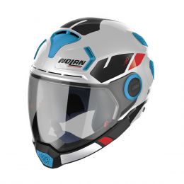 Enduro helmet NOLAN N30-4 VP Blazer 021 Glossy White Blue Red