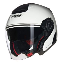 Casco jet urbano NOLAN N40-5 Classico 305 bianco metallizzato