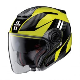 Hybrid Jet Helmet NOLAN N40-5 Crosswalk N-COM 036 Fluorescent Yellow Black