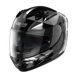 Full Face Helmet NOLAN N60-6 Wiring 073 Glossy Black White Silver