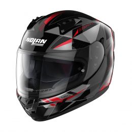 Full Face Helmet NOLAN N60-6 Wiring 074 Glossy Black Red Silver